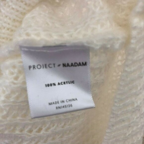 Project Naadam Open Knit Bell Sleeve Tied Sweater - Picture 7 of 8